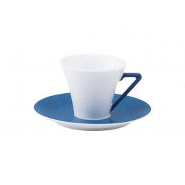 [10cl] Tasse café et sa soucoupe - Seychelles bleu